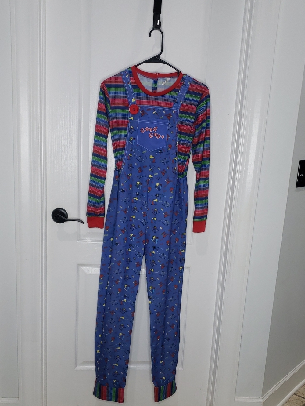 Child's Play Good Guys Chucky Costume Jumpsuit Only Size Small Halloween